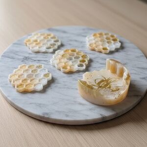 Honeycomb Coasters ✨️ 🐝 🍯